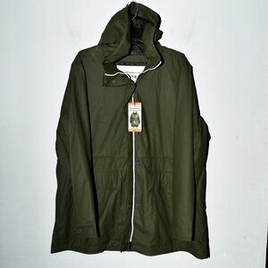 Hunter Ladies' Rubberized Rain‎ Jacket _Green